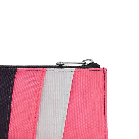 Kipling BrionClassic Card Case Bags Pink Purple Block | CA 2050WN